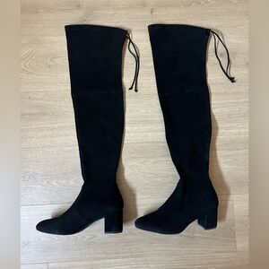 Stuart Weitzman Black Over-the-Knee Boots